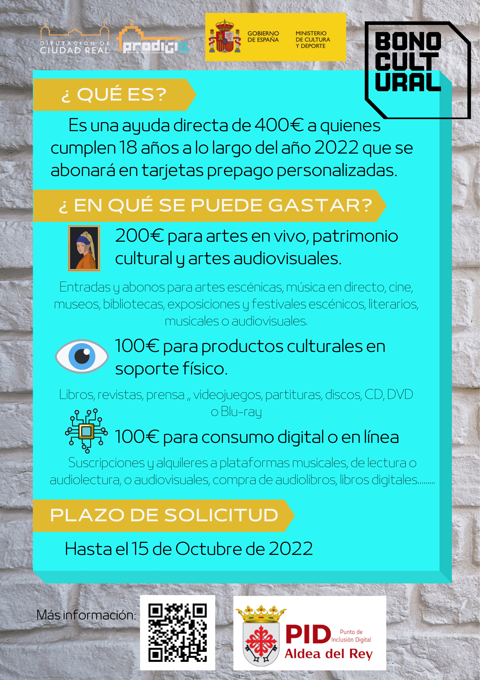 Bono Cultural Joven 2022