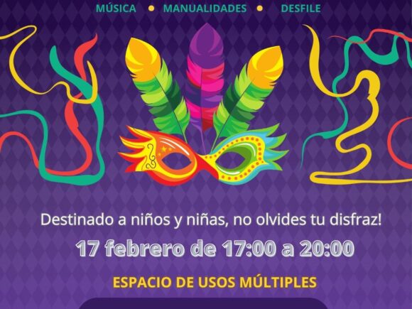 Actividades infantiles martes Carnaval