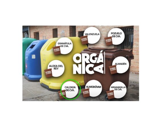 Contenedor marrón para restos de comida